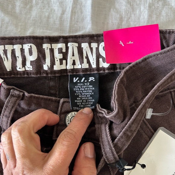 VIP Brown Jeans - Picture 2 of 4